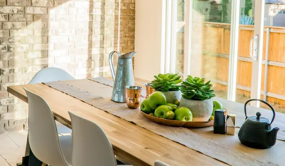 basse saison Airbnb - intérieur cosy en hiver