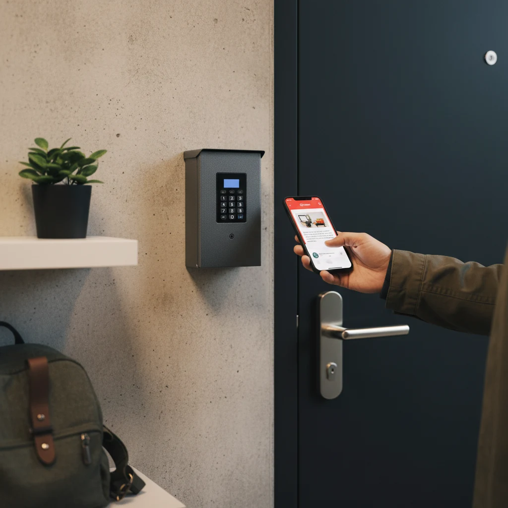 Boîte à clés sécurisée pour un check-in autonome Airbnb